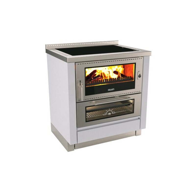 Holzherd Rizzoli - Serie MZ mit Backofen - MZ 80  - 8 kW