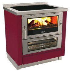 Holzherd Rizzoli - Serie MZ mit Backofen - MZ 80  - 8 kW