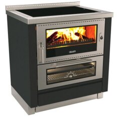 Holzherd Rizzoli - Serie MZ mit Backofen - MZ 80  - 8 kW