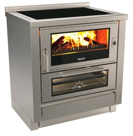 Holzherd Rizzoli - Serie MZ mit Backofen - MZ 80  - 8 kW