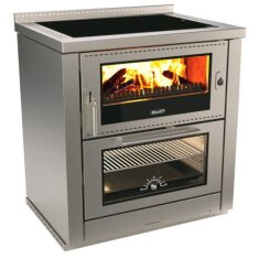 Holzherd Rizzoli - Serie ML mit Backofen - ML 80 - 8 kW