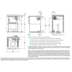 Holzherd Rizzoli - Serie ML mit Backofen - ML 60 Rustik - 8 kW