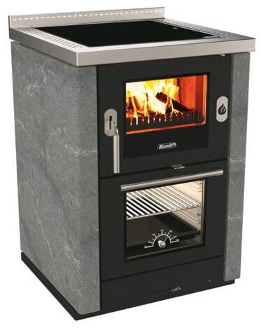 Holzherd Rizzoli - Serie ML mit Backofen - ML 60 Rustik - 8 kW