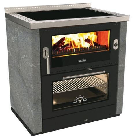 Holzherd Rizzoli - Serie ML mit Backofen - ML 80 Rustik  - 8 kW