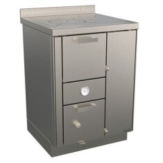 Rizzoli Herdfarbe Serie RTE ohne Backofen  - RTE 60 - inox