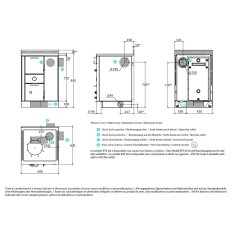 Zentralheizungsherd Rizzoli - Serie RTE ohne Backofen - RTE 60 - Epoka - 18 kW