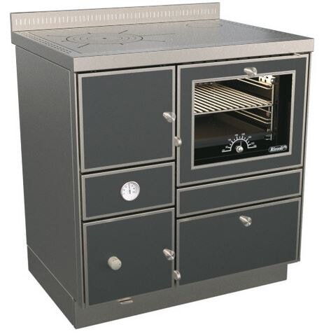 Zentralheizungsherd Rizzoli - Serie RTE mit Backofen - RTE 80 - Variant - 22 kW
