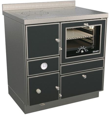 Zentralheizungsherd Rizzoli - Serie RTE mit Backofen - RTE 80 - Variant - 22 kW