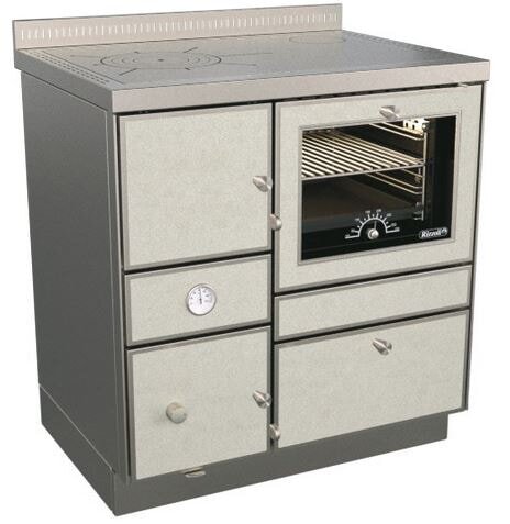 Zentralheizungsherd Rizzoli - Serie RTE mit Backofen - RTE 80 - Variant - 22 kW