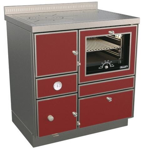 Zentralheizungsherd Rizzoli - Serie RTE mit Backofen - RTE 80 - Variant - 22 kW
