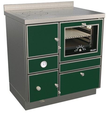 Zentralheizungsherd Rizzoli - Serie RTE mit Backofen - RTE 80 - Variant - 22 kW