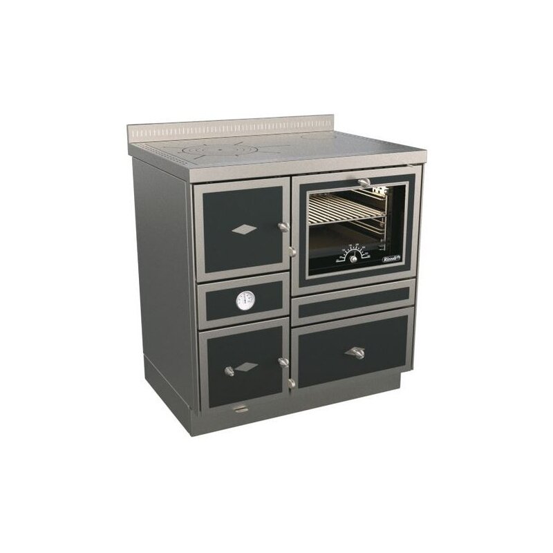 Zentralheizungsherd Rizzoli - Serie RTE mit Backofen - RTE 80 - Epoka - 22 kW