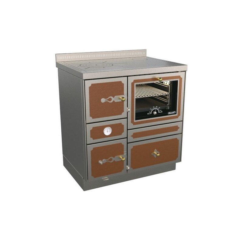 Zentralheizungsherd Rizzoli - Serie RTE mit Backofen - RTE 80 - Epoka - 22 kW