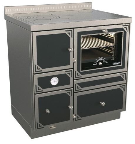 Zentralheizungsherd Rizzoli - Serie RTE mit Backofen - RTE 80 - Epoka - 22 kW