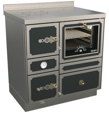 Zentralheizungsherd Rizzoli - Serie RTE mit Backofen - RTE 80 - Epoka - 22 kW