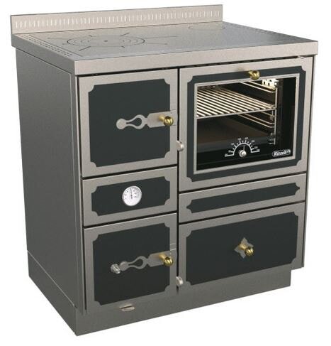 Zentralheizungsherd Rizzoli - Serie RTE mit Backofen - RTE 80 - Epoka - 22 kW