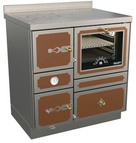 Zentralheizungsherd Rizzoli - Serie RTE mit Backofen - RTE 80 - Epoka - 22 kW