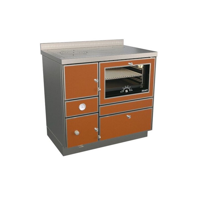 Zentralheizungsherd Rizzoli - Serie RTE mit Backofen - RTE 90 - Variant - 22 kW