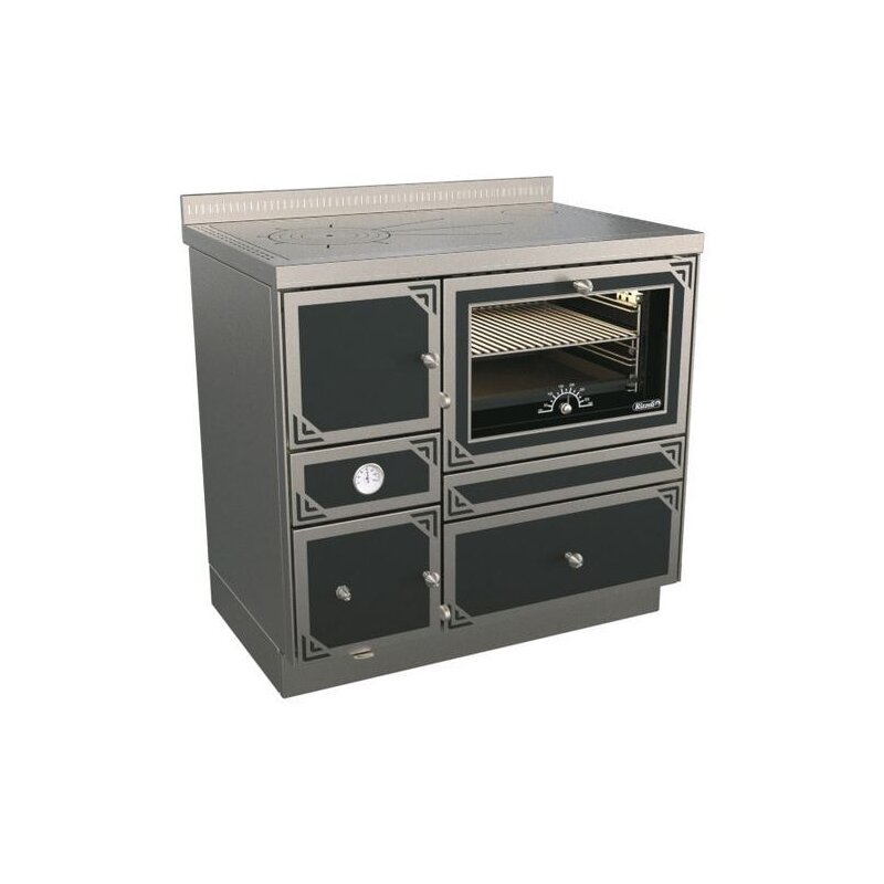 Zentralheizungsherd Rizzoli - Serie RTE mit Backofen - RTE 90 - Epoka - 22 kW
