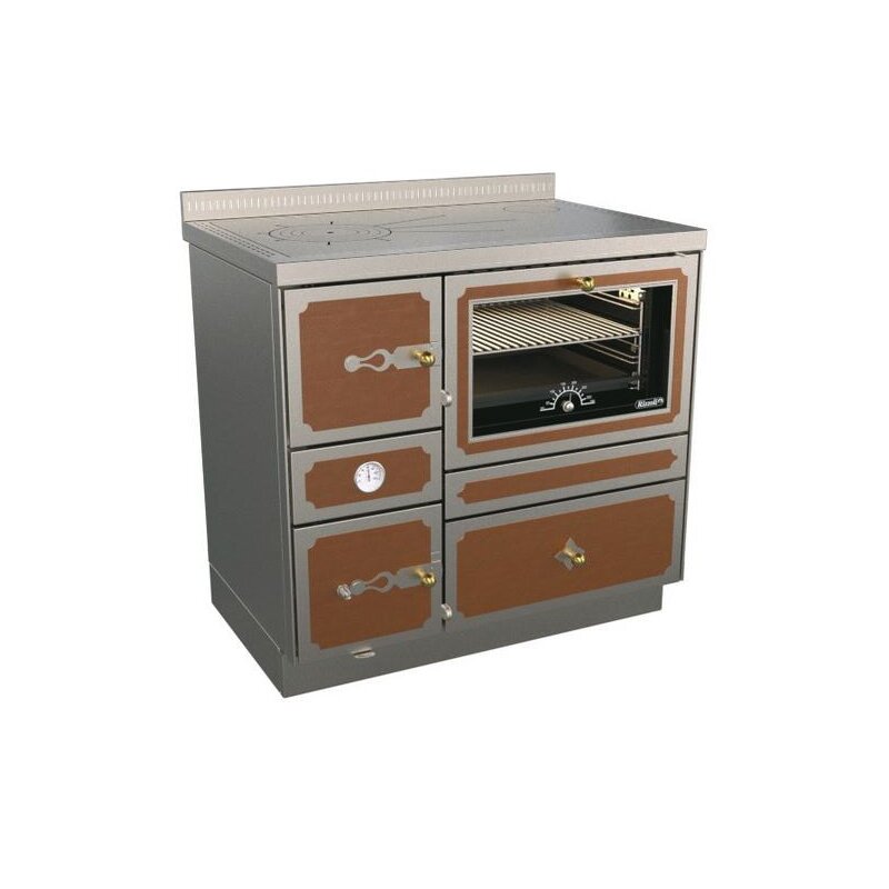 Zentralheizungsherd Rizzoli - Serie RTE mit Backofen - RTE 90 - Epoka - 22 kW