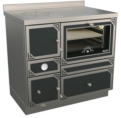 Zentralheizungsherd Rizzoli - Serie RTE mit Backofen - RTE 90 - Epoka - 22 kW
