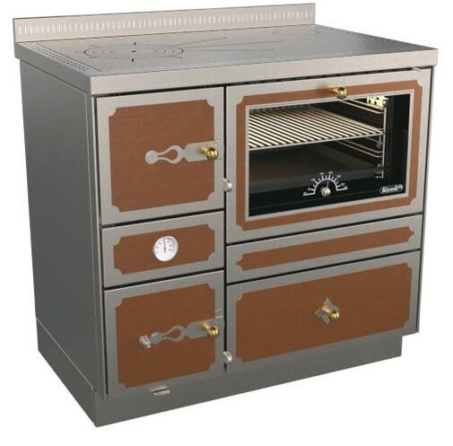 Zentralheizungsherd Rizzoli - Serie RTE mit Backofen - RTE 90 - Epoka - 22 kW