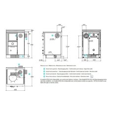 Zentralheizungsherd Rizzoli - Serie RTVE ohne Backofen - RTVE 60 - Standard - 18 kW