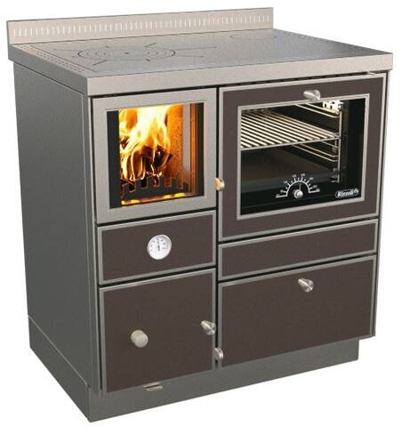 Zentralheizungsherd Rizzoli - Serie RTVE mit Backofen - RTVE 80 - Variant - 22 kW