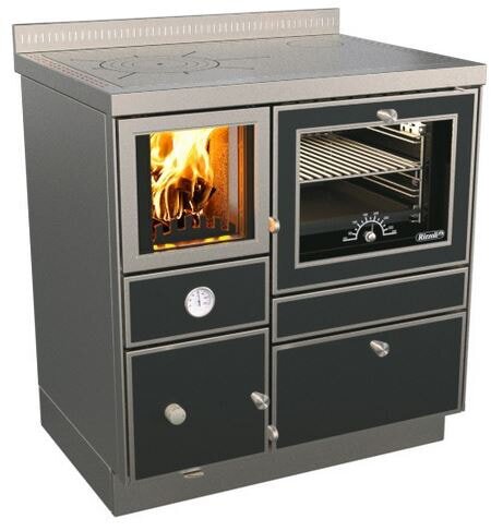 Zentralheizungsherd Rizzoli - Serie RTVE mit Backofen - RTVE 80 - Variant - 22 kW