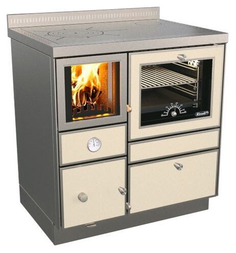 Zentralheizungsherd Rizzoli - Serie RTVE mit Backofen - RTVE 80 - Variant - 22 kW