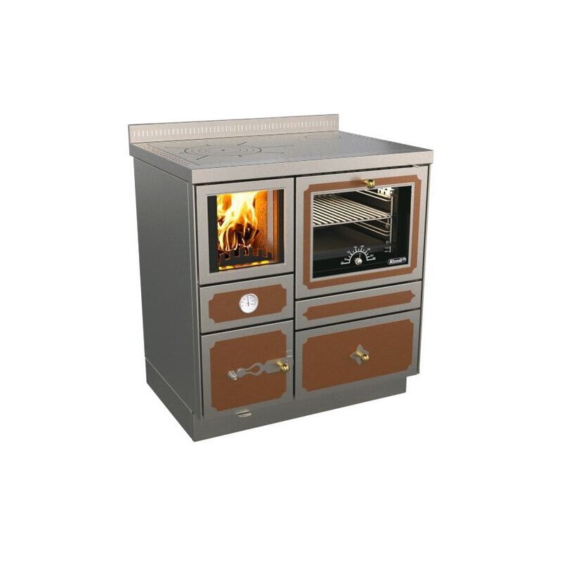 Zentralheizungsherd Rizzoli - Serie RTVE mit Backofen - RTVE 80 - Epoka - 22 kW