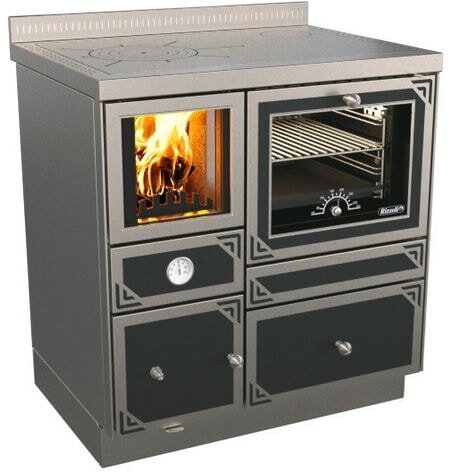 Zentralheizungsherd Rizzoli - Serie RTVE mit Backofen - RTVE 80 - Epoka - 22 kW