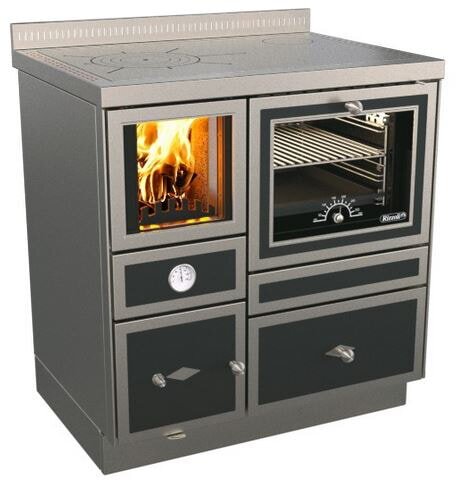 Zentralheizungsherd Rizzoli - Serie RTVE mit Backofen - RTVE 80 - Epoka - 22 kW