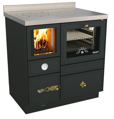 Zentralheizungsherd Rizzoli - Serie RTVE mit Backofen - RTVE 80 - Epoka - 22 kW