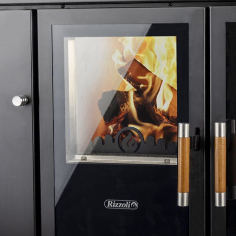 Zentralheizungsherd Rizzoli - Serie STP mit Backofen - Classica - 30 kW