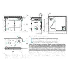 Zentralheizungsherd Rizzoli - Serie STP mit Backofen - Rustik - 30 kW