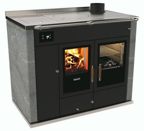 Zentralheizungsherd Rizzoli - Serie STP mit Backofen - Rustik - 30 kW