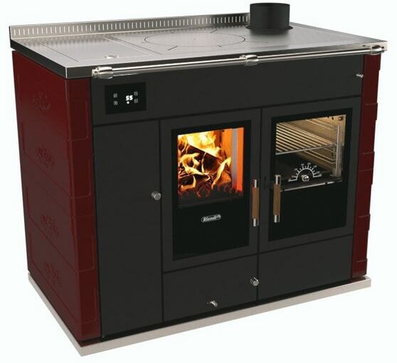 Zentralheizungsherd Rizzoli - Serie STP mit Backofen - Rustik - 30 kW