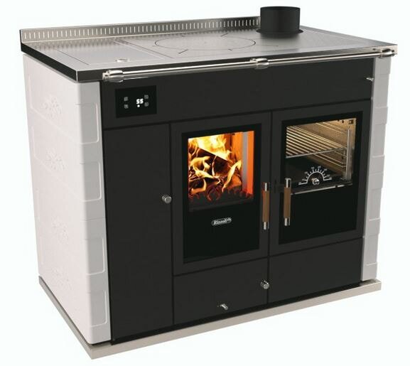 Zentralheizungsherd Rizzoli - Serie STP mit Backofen - Rustik - 30 kW
