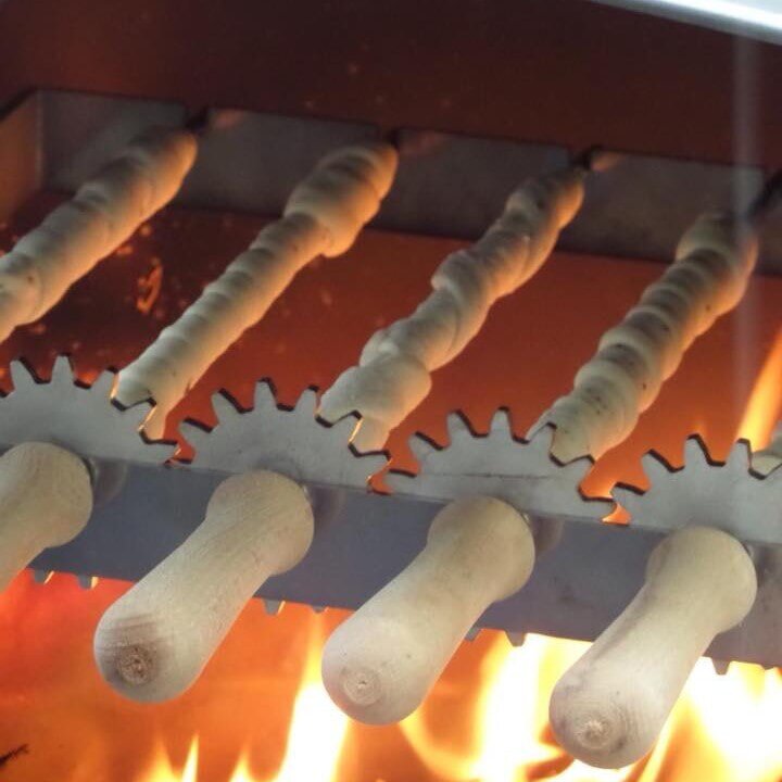 Firestar Grillspieße 5 Stück für DN 650, Edelstahl