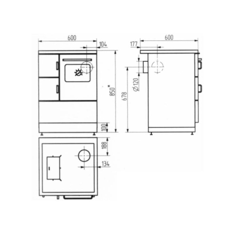 Wamsler Küchenherd K118CL - 6 kW