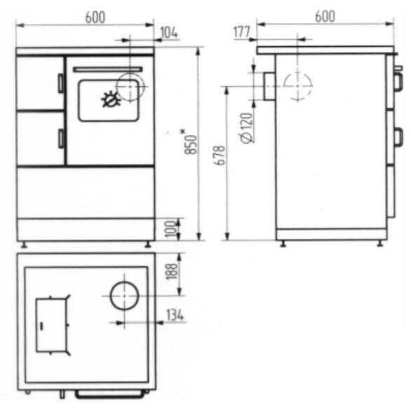 Wamsler Küchenherd K118CL - 6 kW