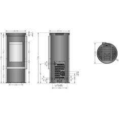wassergeführter Pelletofen Oranier Carus Aqua 2.0 - 10 kW