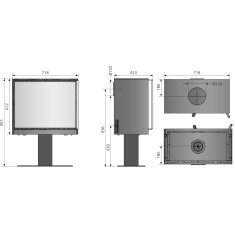 Kaminofen Oranier Ziva - 6,5 kW