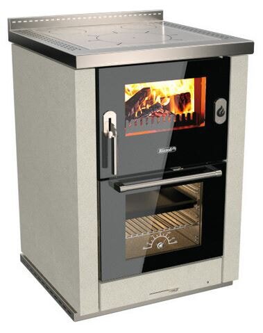 Holzherd Rizzoli - Serie ML mit Backofen - ML 60 Lux  - 8 kW