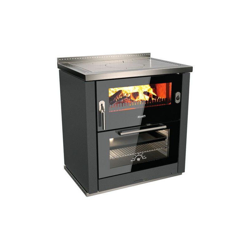 Holzherd Rizzoli - Serie ML mit Backofen - ML 80 Lux  - 8 kW