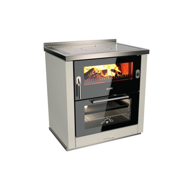 Holzherd Rizzoli - Serie ML mit Backofen - ML 80 Lux  - 8 kW