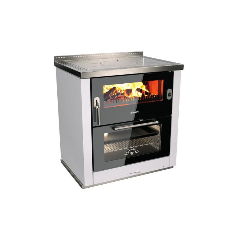 Holzherd Rizzoli - Serie ML mit Backofen - ML 80 Lux  - 8 kW