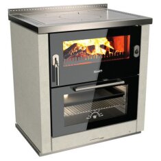 Holzherd Rizzoli - Serie ML mit Backofen - ML 80 Lux  - 8 kW