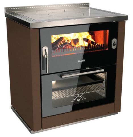 Holzherd Rizzoli - Serie ML mit Backofen - ML 80 Lux  - 8 kW